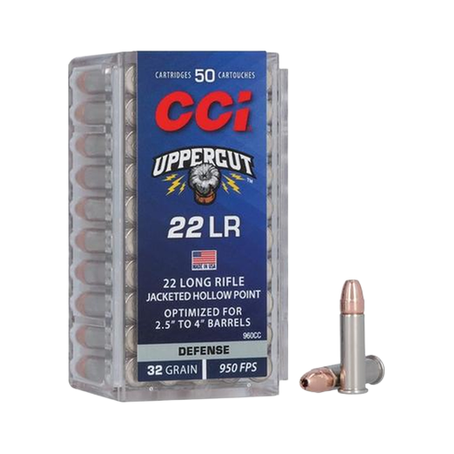 CCI Uppercut Rimfire Ammunition .22 LR 32gr HP 950 fps 50/ct